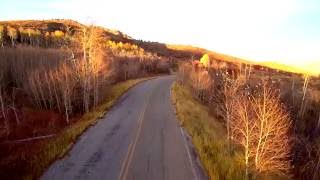 Drone Alpine Loop Utah Beautiful Fall Colors