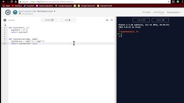 How to find hypotenuse with code!