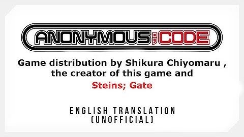 ANONYMOUS;CODE Chiyomaru