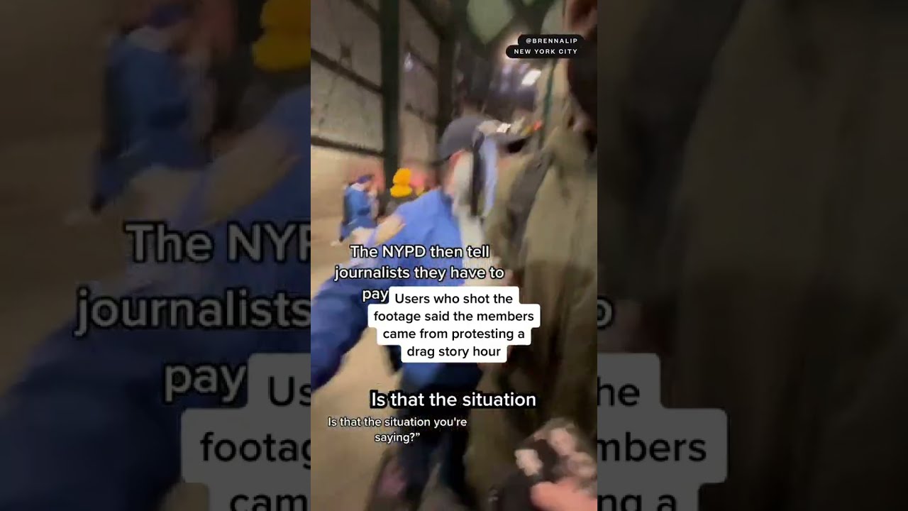 Video Appears To Show The NYPD Escort ProudBoys Into A Subway Station After Protest