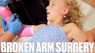 FINDING OUT IF OUR DAUGHTER NEEDS SURGERY ON HER ARM BROKEN IN TWO PLACES | GETTING CAST PUT ON