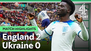 England v Ukraine (2-0) | Saka Screamer In England Win | Match Highlights | Euro 2024