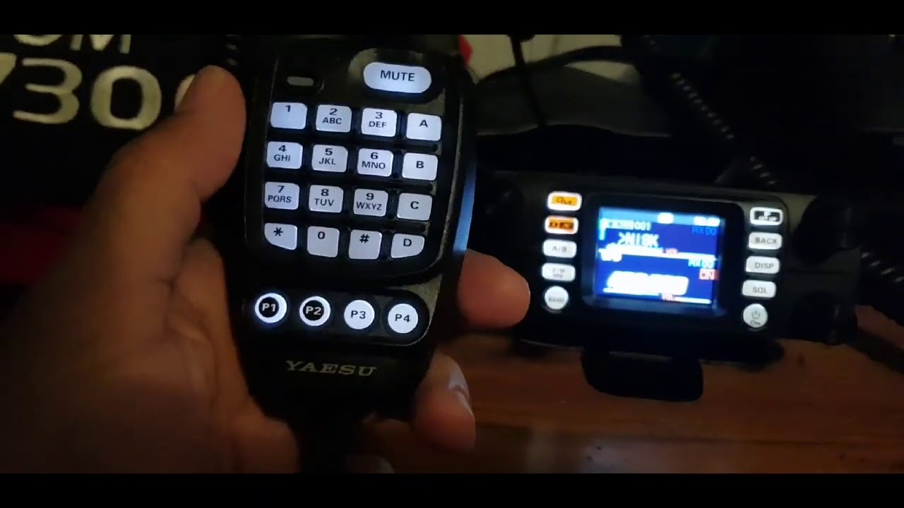 Программируемые кнопки микрофона Yaesu FTM300