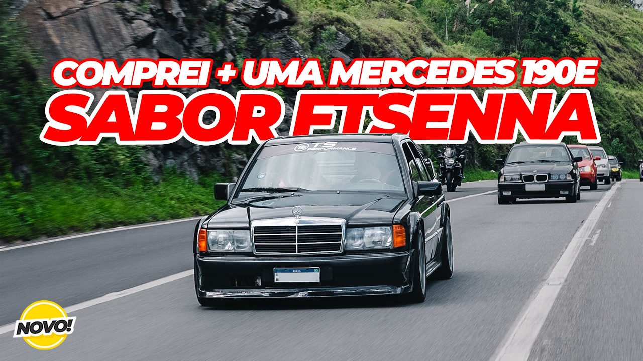 Uma Mercedes 190E também é pouco! Comprei mais uma pra Caravana