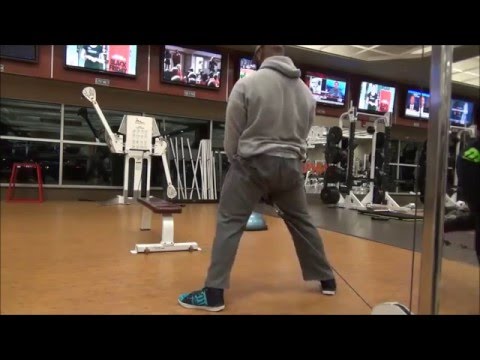 Cable Rope Sumo Glute Pull Throughs