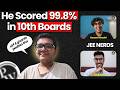 Class 10 Topper Reveals His Secret Strategy 🔥| 10th Topper to JEE 2028 Aspirant