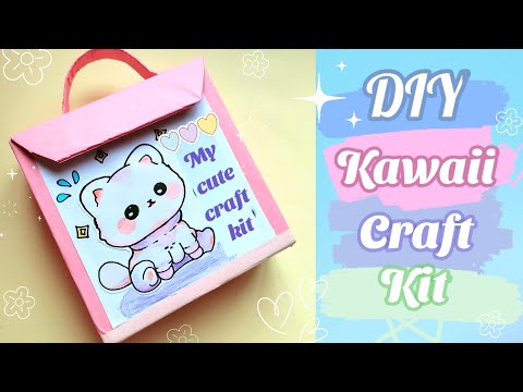 DIY cute craft kit /How to make paper craft kit at home /Handmade craft kit  /How to make craft box 