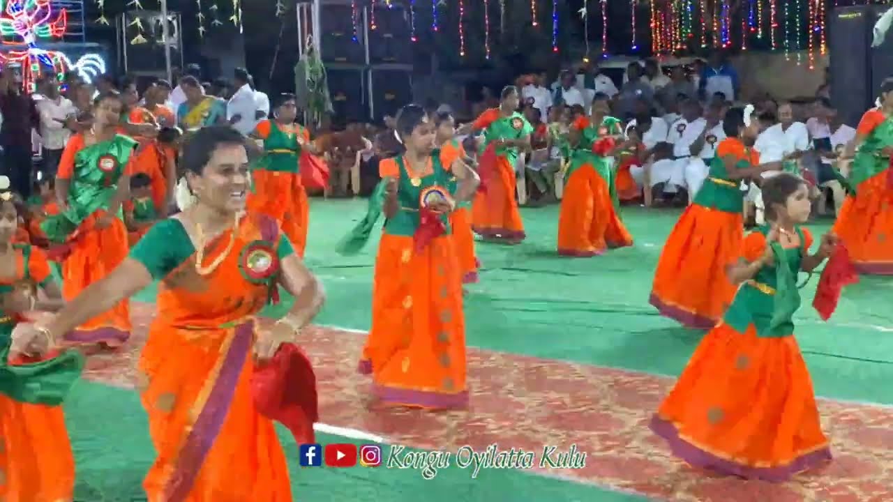 தீரன் சின்னமலை பாடல் | செ புதுப்பாளையம் அரங்கேற்ற விழா | Kongu Oyilatta Kulu | Sri Esan Valli Kummi