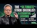 Tips and Checklist For Investing in Stocks! (For Long-Term Investments)