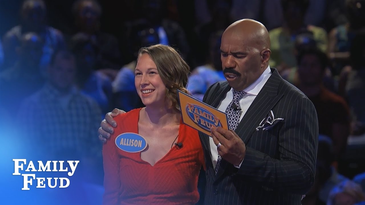 Laurie and Allison are going for the LOOT! | Family Feud - YouTube