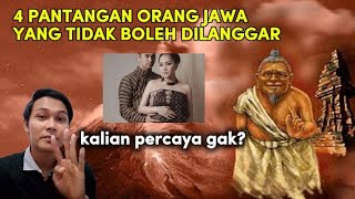 Orang Jawa Pasti Tau4 Pantangan Orang Jawa Yang Tidak Boleh Dilanggar 