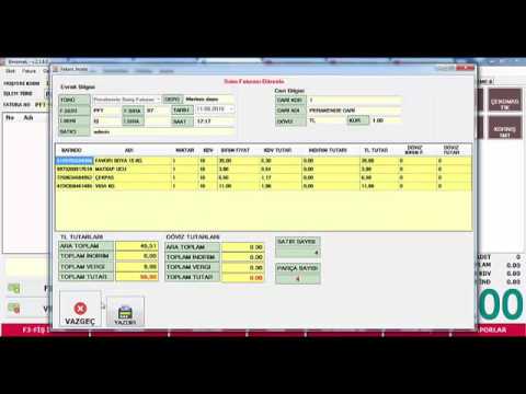 Hırdavat Barkod Sistemi - YouTube