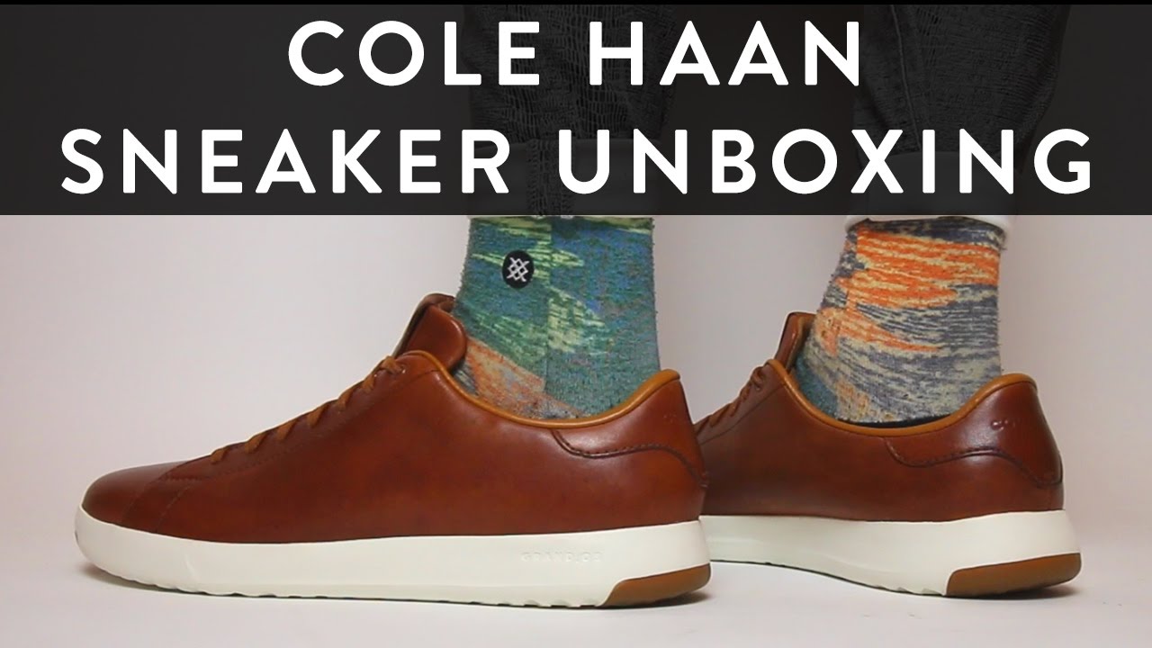 cole haan leather sneakers