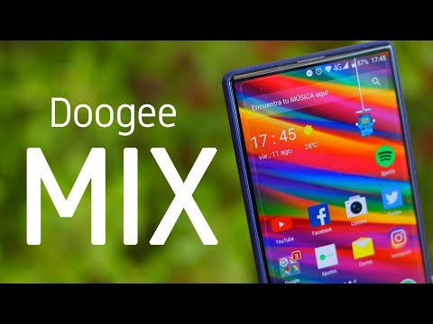 Video: Doogee Mix - Empleado De Presupuesto Sin Marco: Revisión, Características