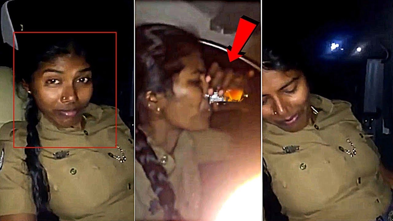 महिला पुलिस की इस गन्दी हरकत ने पुरे देश को बदनाम कर दिया Indian Police Caught Drinking On 