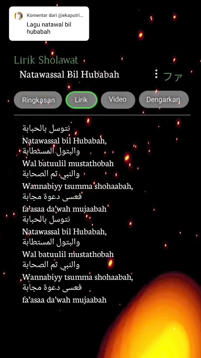 Lirik Sholawat Natawassal Bil Hubabah #natawassalbilhubabah #liriklagu #sholawat  #assalamualaikum