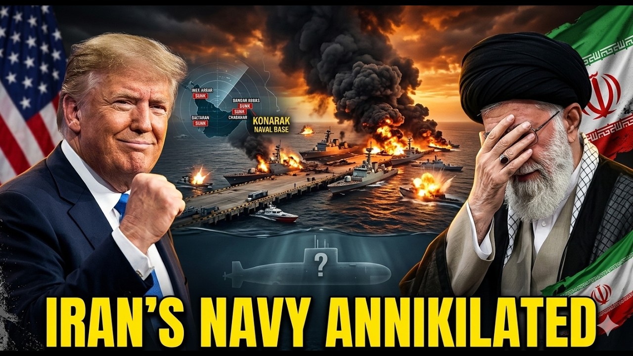 Trump Confirmed 9 Iranian Warships Sunk — Iran's Navy Is Effectively Gone