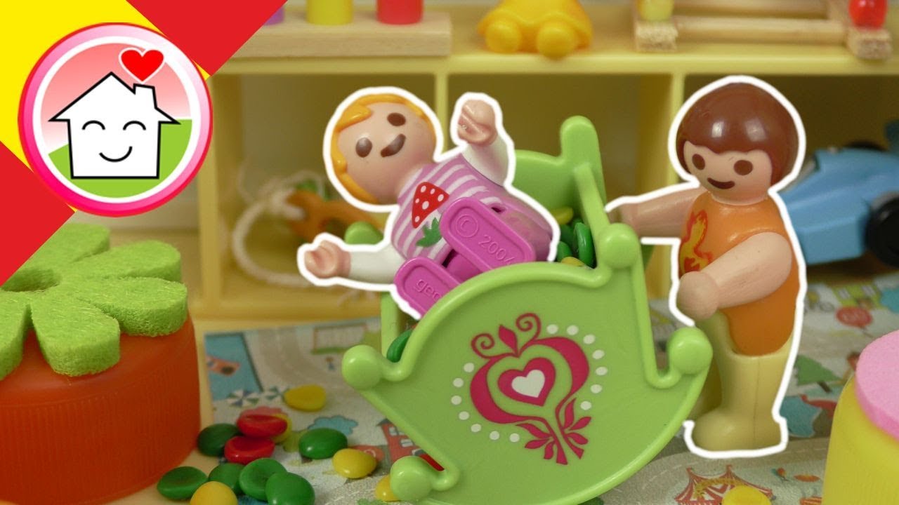Playmobil en español Mia en el grupo de niños pequeños - La Familia Hauser
