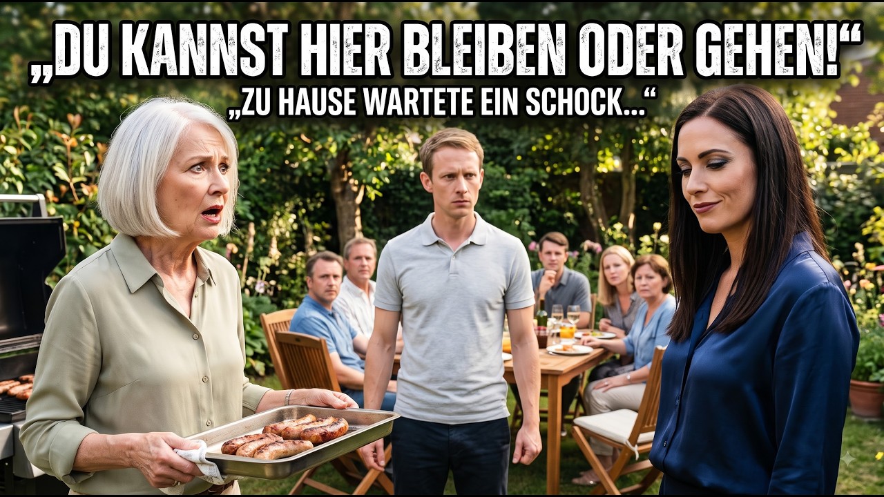 Ich stand drei Stunden am Grill für meinen Sohn und seine Frau, als ich ihre teure Sandale mit ein paar Tropfen Limonade streifte. „Fass mich nie wieder an!“, kreischte meine Schwiegertochter vor...