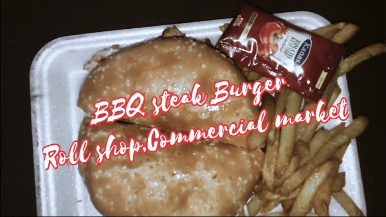 Best and Cheap BBQ Steak Burger in Rawalpindi,Roll Shop Commercial