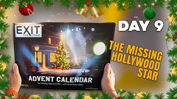 Day 9 Hollywood Star | Advent | Exit The Game - MERRY CHRISTMAS