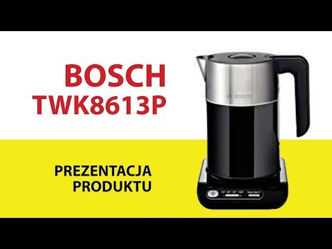 Bosch TWK 8613 может не только кипятить воду, но и довести ее до определенной температуры