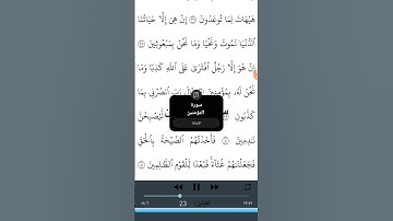 القرآن الكريم سورة المؤمنين
