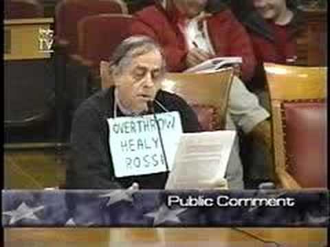 JAN 28 2008 Roy Bercaw Speaks to Cambridge City Co...