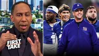 FIRST TAKE | Giants are Playoffs team with John Harbaugh coach Jaxson Dart - Stephen A. Smith