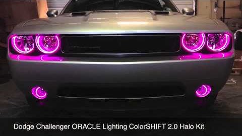 2008-2013 Dodge Challenger ORACLE ColorSHIFT Halo Headlight Kit