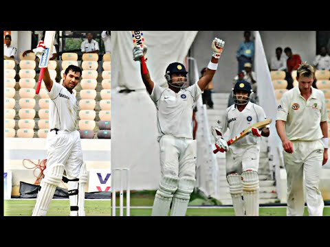 Brilliant Hundreds by Young Rohit Sharma & Virat Kohli Against Australia in WarmUp Game At Hyderabad