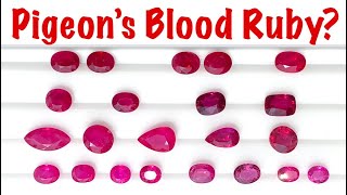 Pigeon's Blood Ruby or Pink Ruby or Fuchsia Ruby? (Understanding Different Colors of Ruby)