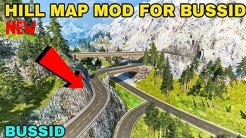 hill map mod for bussid | mod map bussid | mapas para bus simulator indonesia.