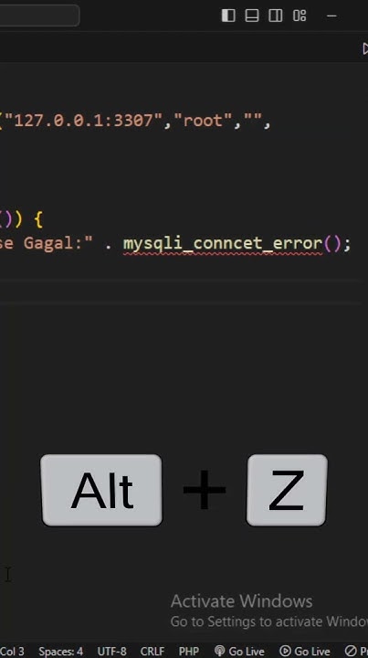 Cara Merapikan Codingan Agar Tidak Memanjang Ke Samping Di Visual ...