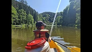 Canoeing on the Sazava river - June 2023