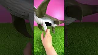 ASMR Jurassic World Rebirth Bite N Blast Mosasaurus #asmr #dinosaurs #jurassicworld #shorts