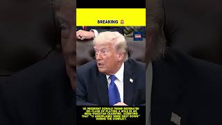 US President Donald Trump reiterated his claim of playing a..#news #trump