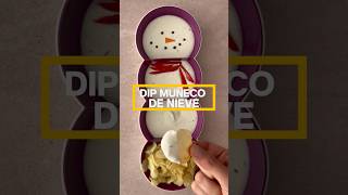 Ponte festivo con #CocinaConTupperware y prepara este cremoso dip en forma de muñeco de nieve. ⛄🎄