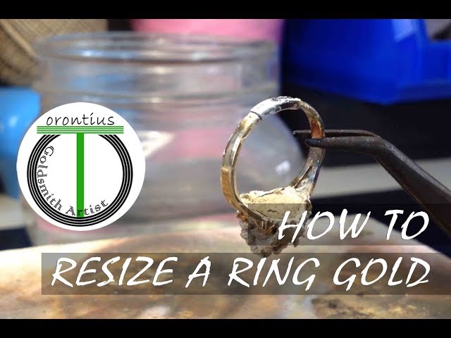How to Resize a Ring Gold - YouTube