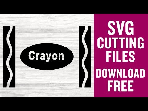 Crayon SVG Free Cutting Files for Cricut Silhouette Instant Download