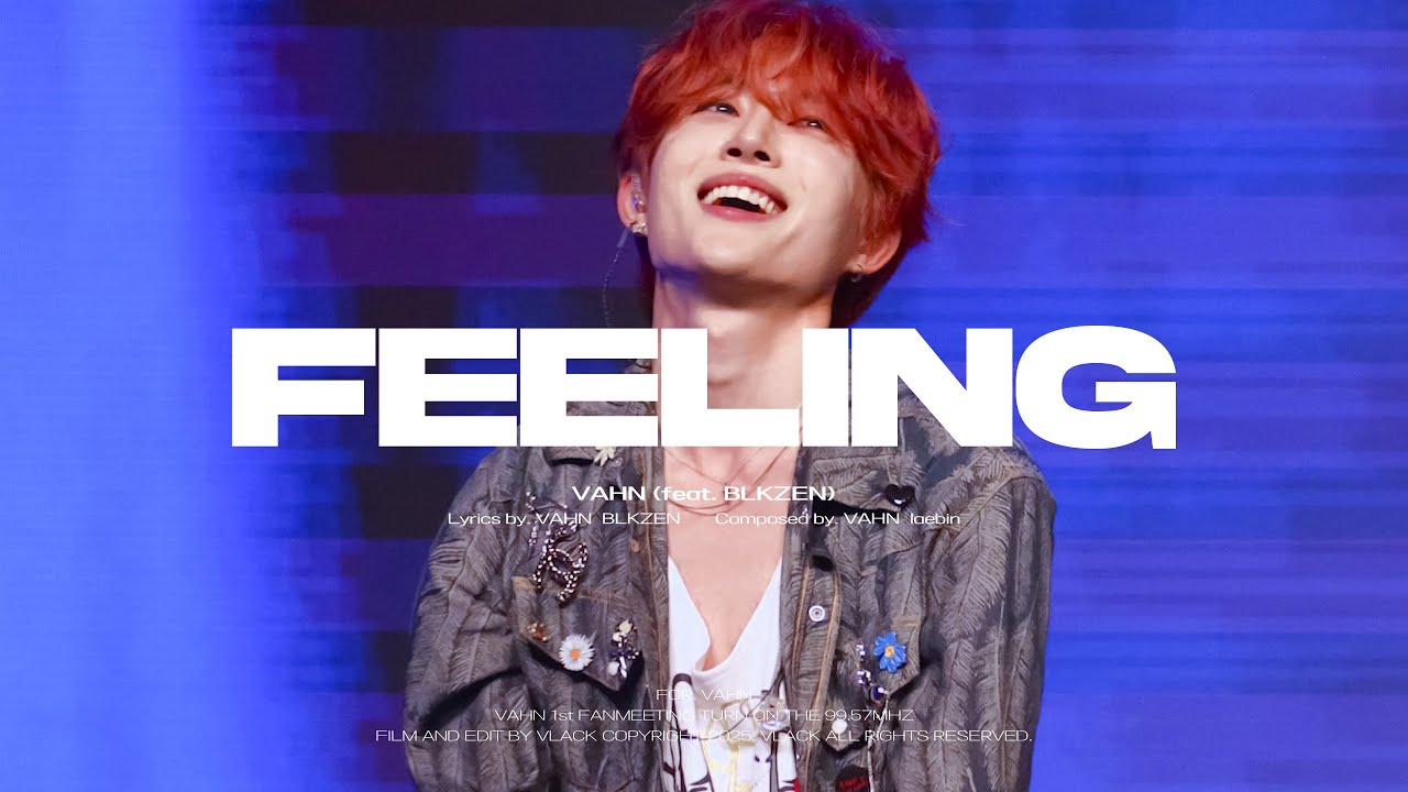 [4K] 250518 반 VAHN 'Feeling (feat. BLKZEN)' 직캠 | VAHN 1st FANMEETING | VAHN Feeling FANCAM
