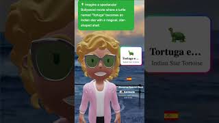 🐢 Tortuga estrellada india (Indian Star Tortoise) – Learn Spanish word in 30s
