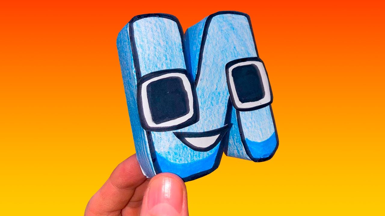 Paper Ralr Paper Craft | Russian Alphabet Lore И | RALR | Alphabet Lore - YouTube
