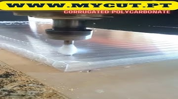 Unbelievable CNC Trick: Cutting Corrugated Polycarbonate Made Easy! #Cnc #Polycarbonate #Cutting
