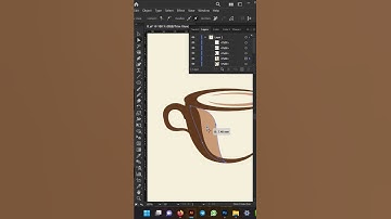 coffee LOGO in illustrator #shorts