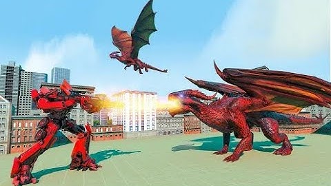 Dragon Robot Car Transform Simulator Part-2 | Amazing Robot Car Android GamePlay | By Game Crazy