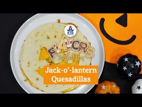 Jack-o'-lantern Quesadillas