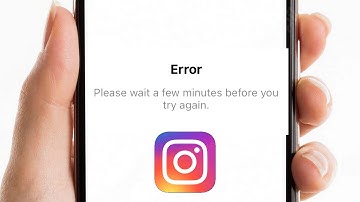 How To Fix Instagram Please wait a few minutes before you try again | Instagram Login Error Problem