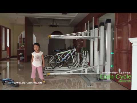 two-tier-bicycle-rack---with-vertical-lift（ars-type）