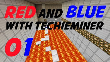 Minecraft Custom Map: Red and Blue - Part 1